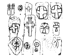 Early forms of Crosses in Outline
