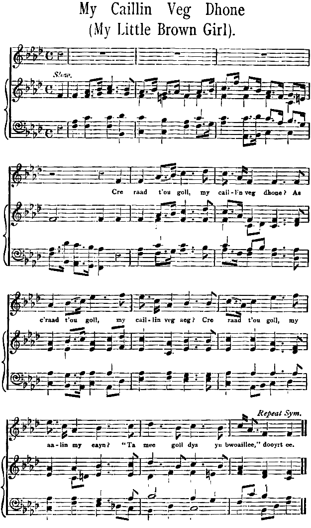 Music, Manx Ballads, 1896 - Tappagy-n Jiargey