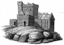 The ruins of Peel Cathedral, 1798