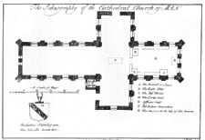 Plan of St German's Cathedral 
