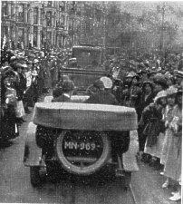 Royal Visit 1920 - Procession along the Douglas Promenade