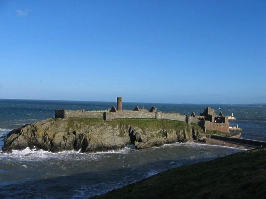 St Patrick's Isle viewed from Peel Hill