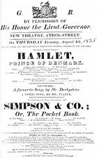 New Theatre playbill